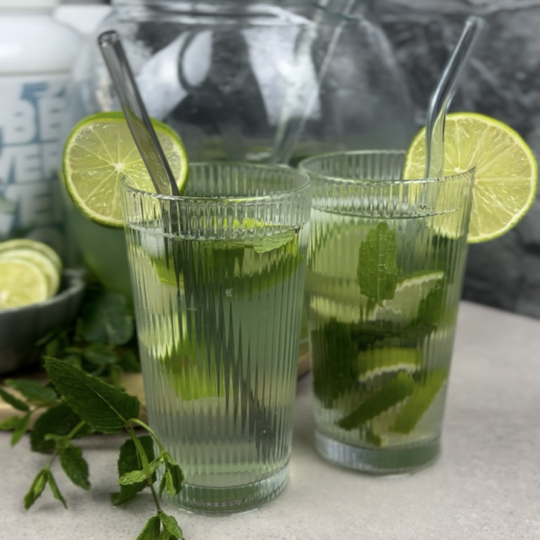 Rezept Proteinlimonade Limette-Minze