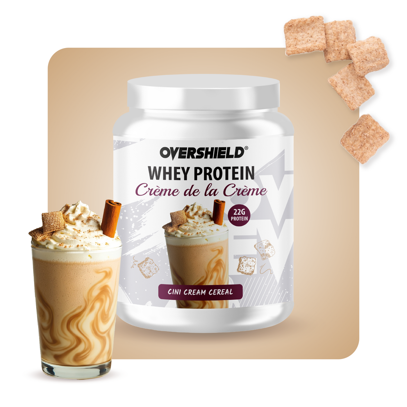 Overshield Crème de la Crème Whey Protein
