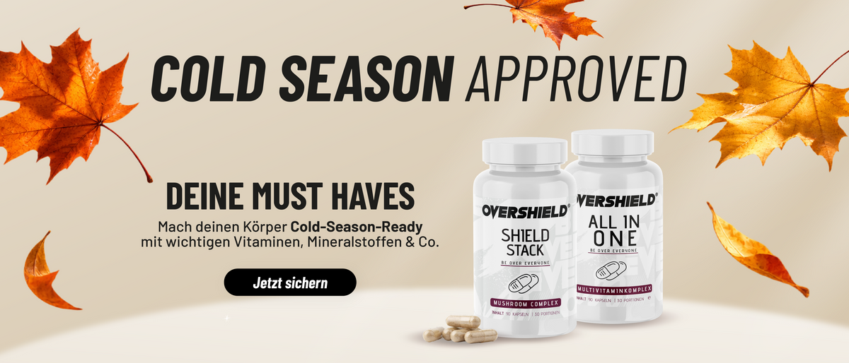 Herbst Blätter und Vitamine Dosen, All in One und Shield Stack